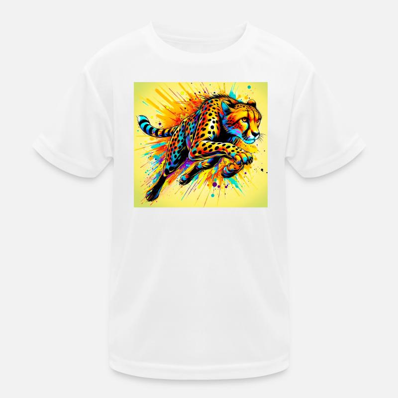 guépard T-shirt sport Enfant