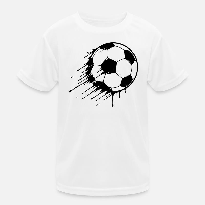 Fußball Action Graffiti Kinder Funktions-T-Shirt