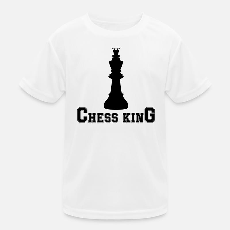 Schach König Kinder Funktions-T-Shirt