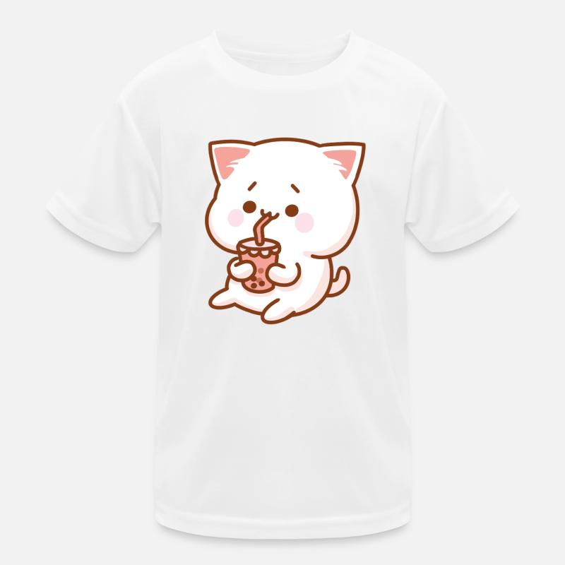 Katze & Shake Kinder Funktions-T-Shirt