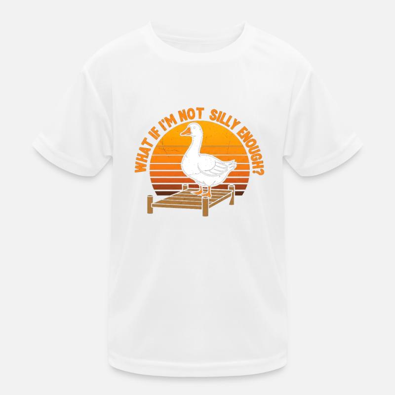 Pas assez ridicule ? Coucher de soleil des canards T-shirt sport Enfant