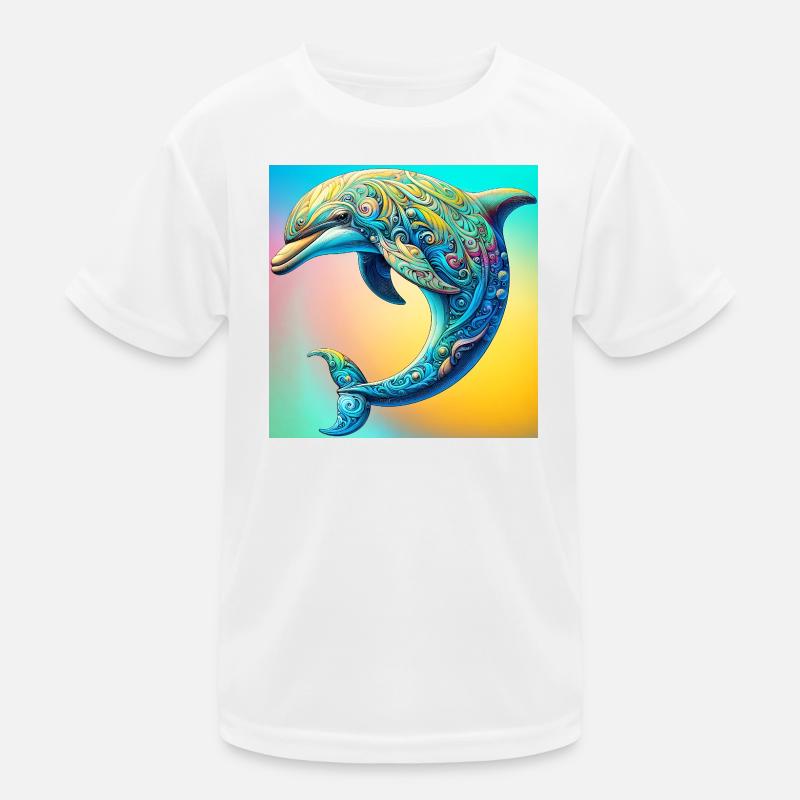 Delfin Kinder Funktions-T-Shirt