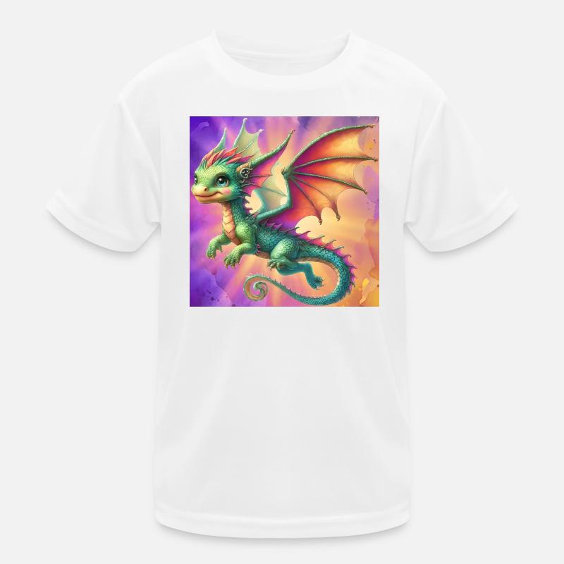 Drache Kinder Funktions-T-Shirt