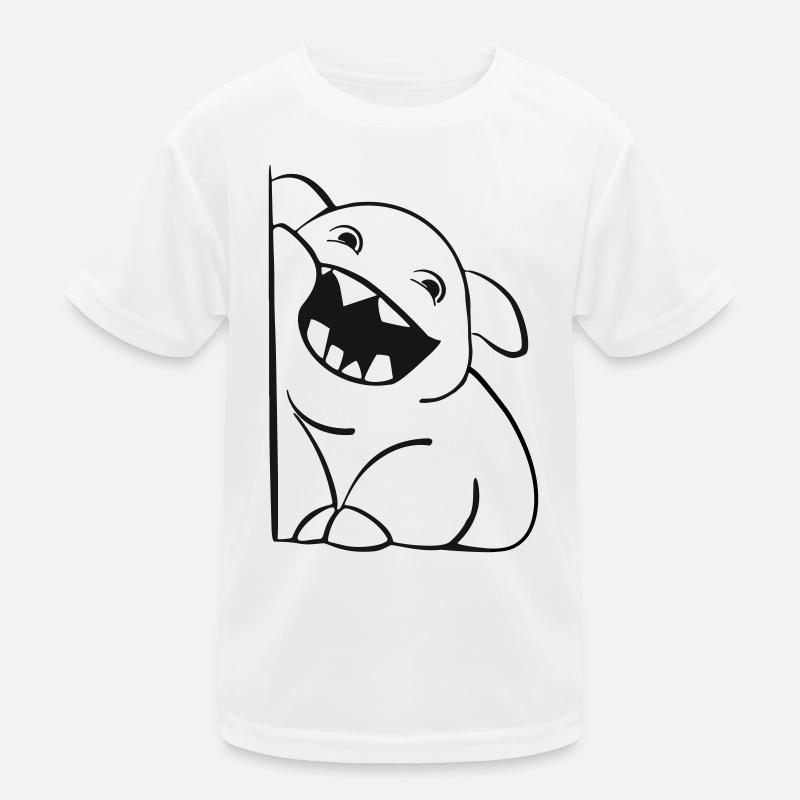 Süßes Monsterchen Kinder Funktions-T-Shirt