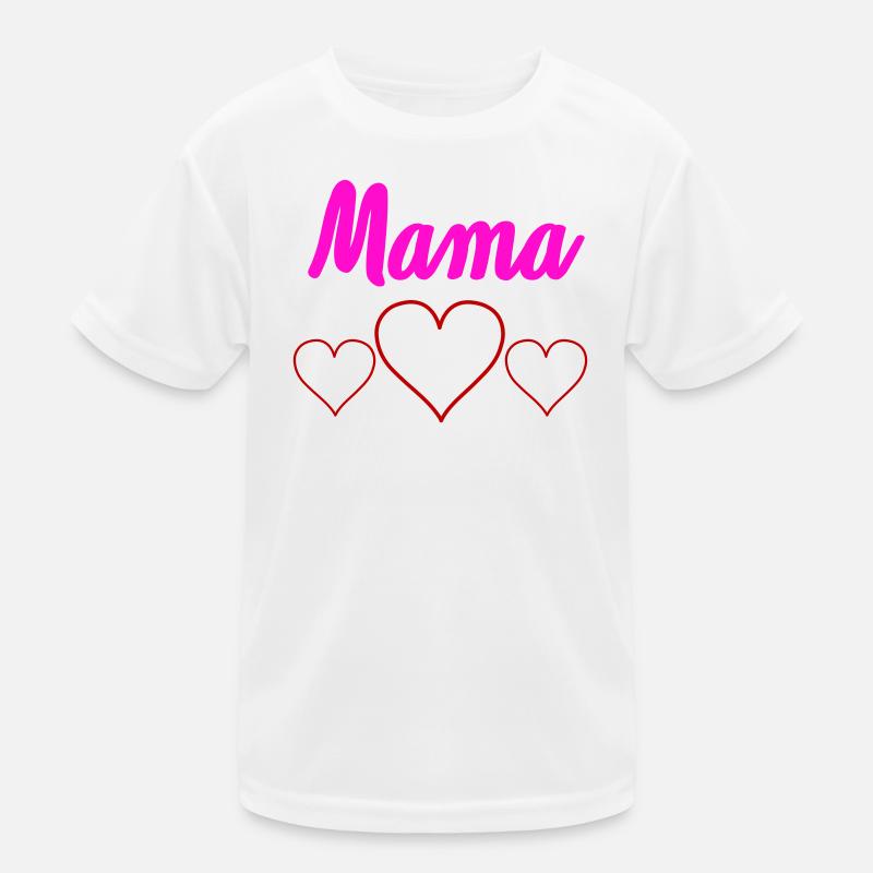 Mama Herzchen  Kinder Funktions-T-Shirt