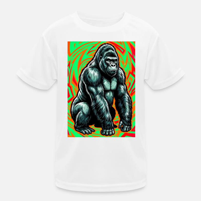Gorilla Kinder Funktions-T-Shirt