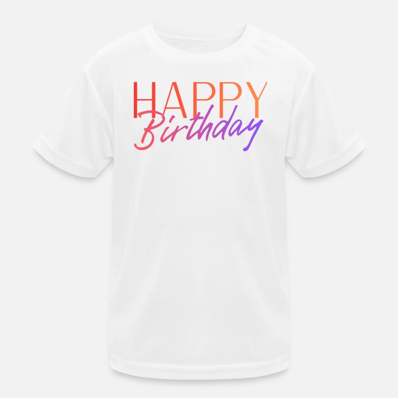 Happy Birthday Kinder Funktions-T-Shirt