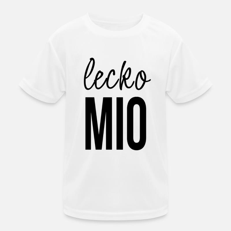 Lecko Mio Funny Saying Meme Humor Graphic Tee Kinder Funktions-T-Shirt