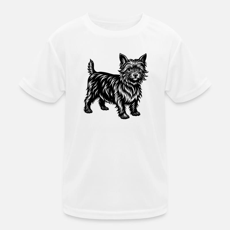 Cairn Terrier Kinder Funktions-T-Shirt