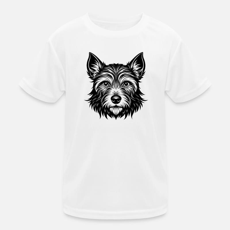 Cairn Terrier Kinder Funktions-T-Shirt