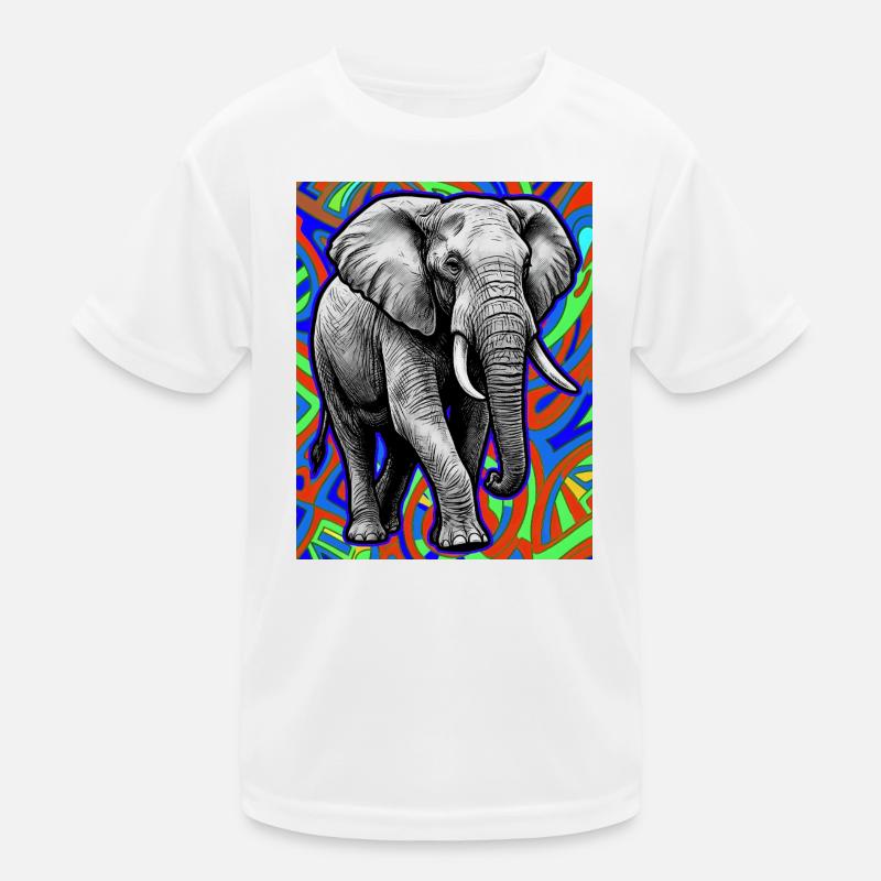 éléphant T-shirt sport Enfant