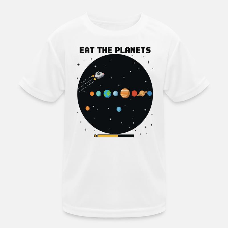 Mangez les planètes : Parade des Snacks Cosmiques T-shirt sport Enfant