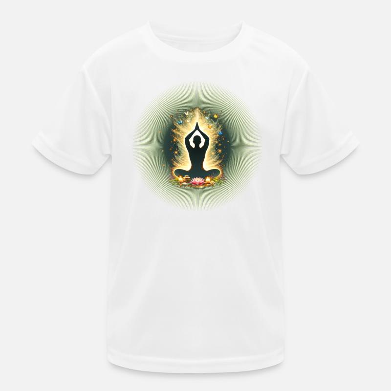 Conception de Mandala Énergétique de la Conscience de la Méditation T-shirt sport Enfant