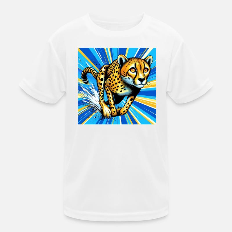 guépard T-shirt sport Enfant