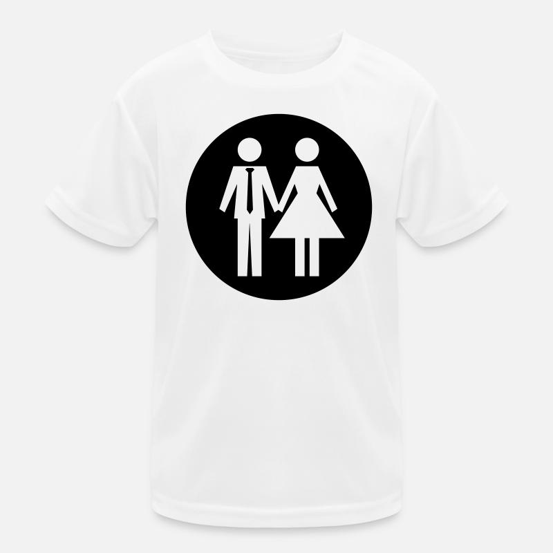Paar Ehe Couple Kinder Funktions-T-Shirt