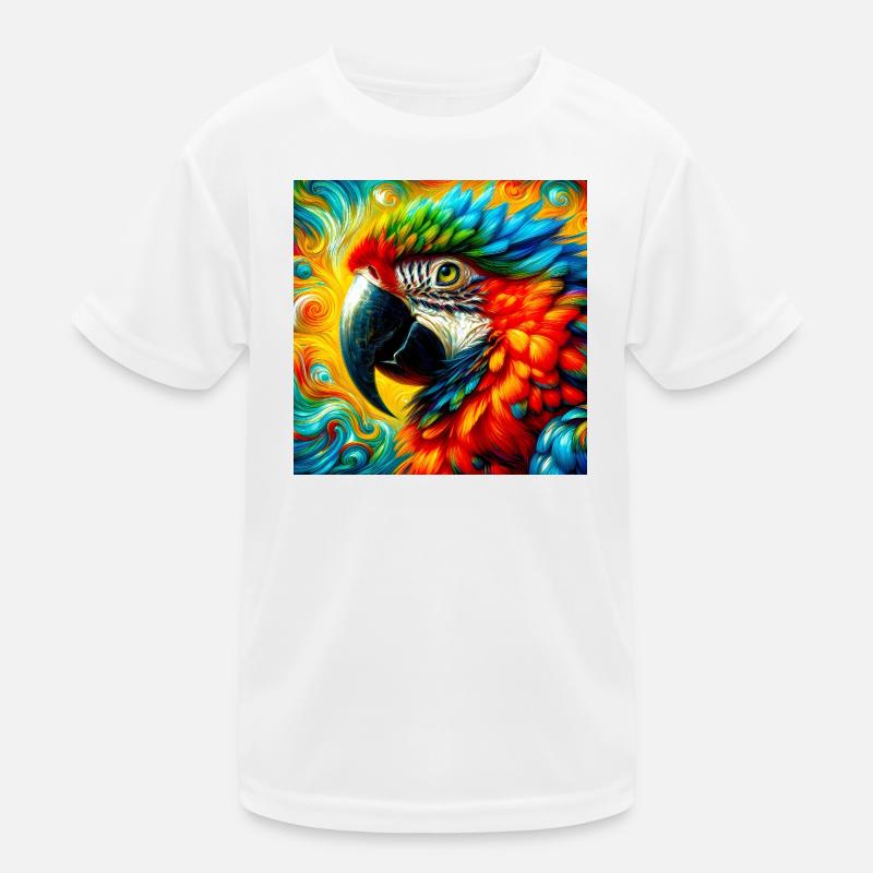 parrot - Kids Functional T-Shirt - white