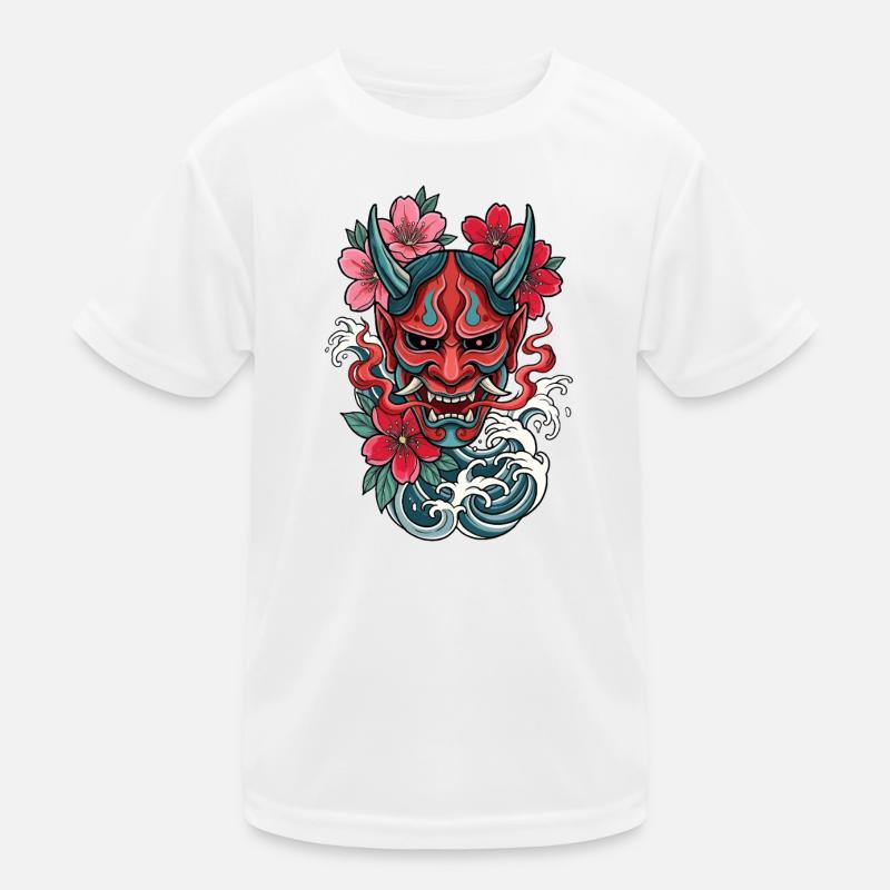 Hannya – Yōkai-Dämon Kinder Funktions-T-Shirt