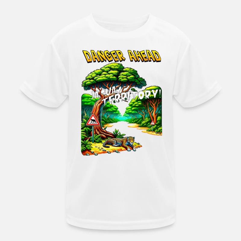 Jaguar Territory - Hill Forest Kids Functional T-Shirt