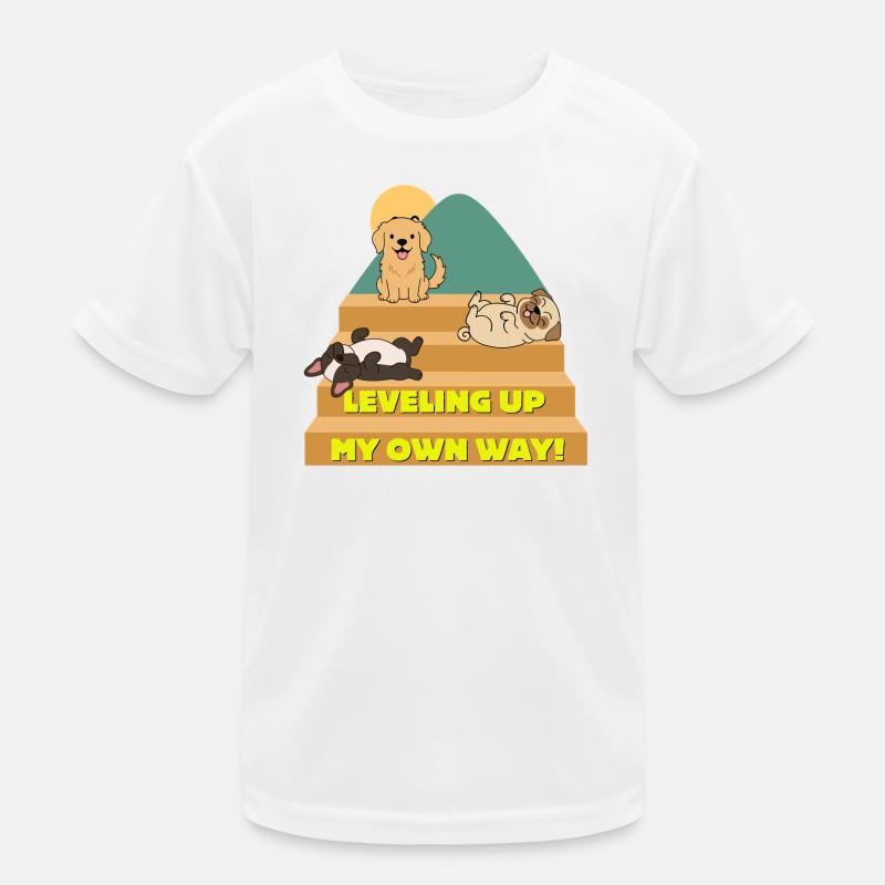 Progresser de niveau à ma manière T-shirt sport Enfant