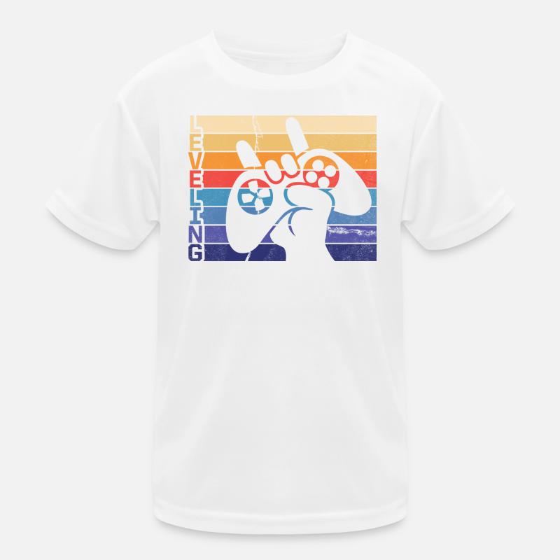 Level-Gamer-Controller Kinder Funktions-T-Shirt