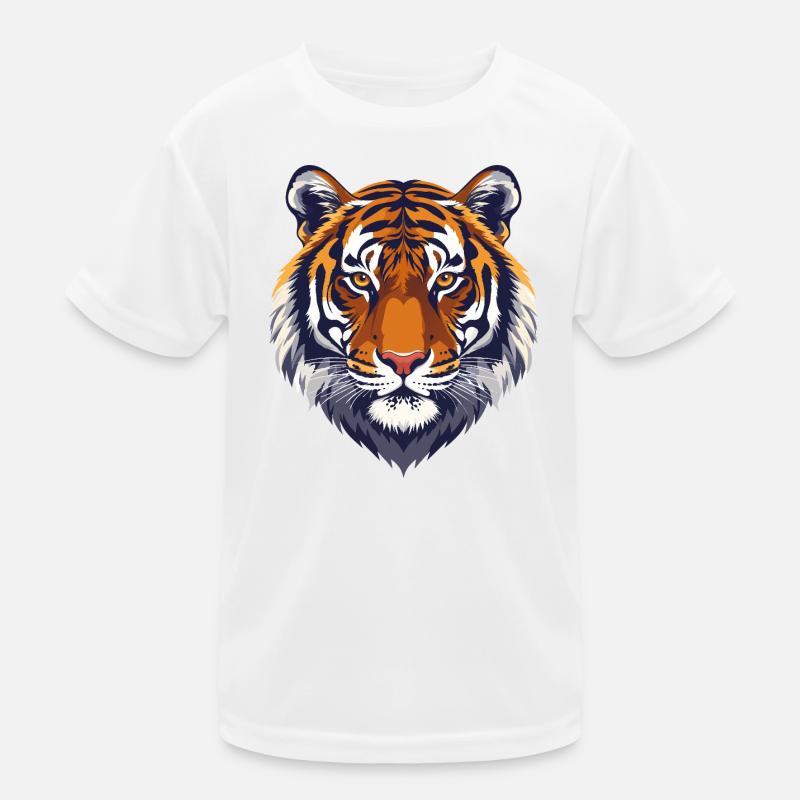Cool tiger head Kids Functional T-Shirt