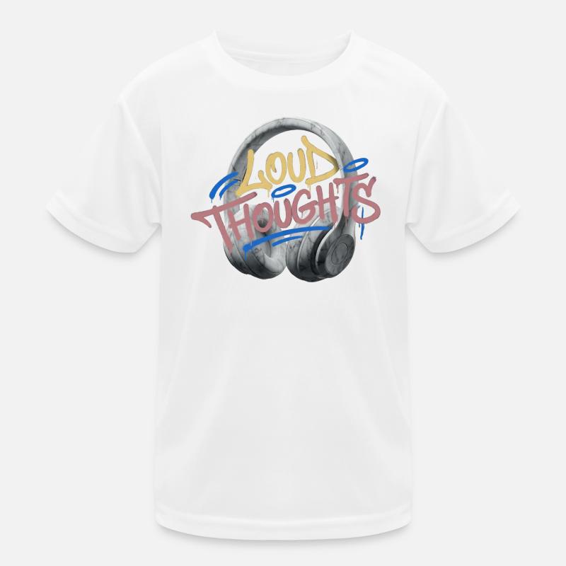 Loud Thoughts Graffiti Kids Functional T-Shirt