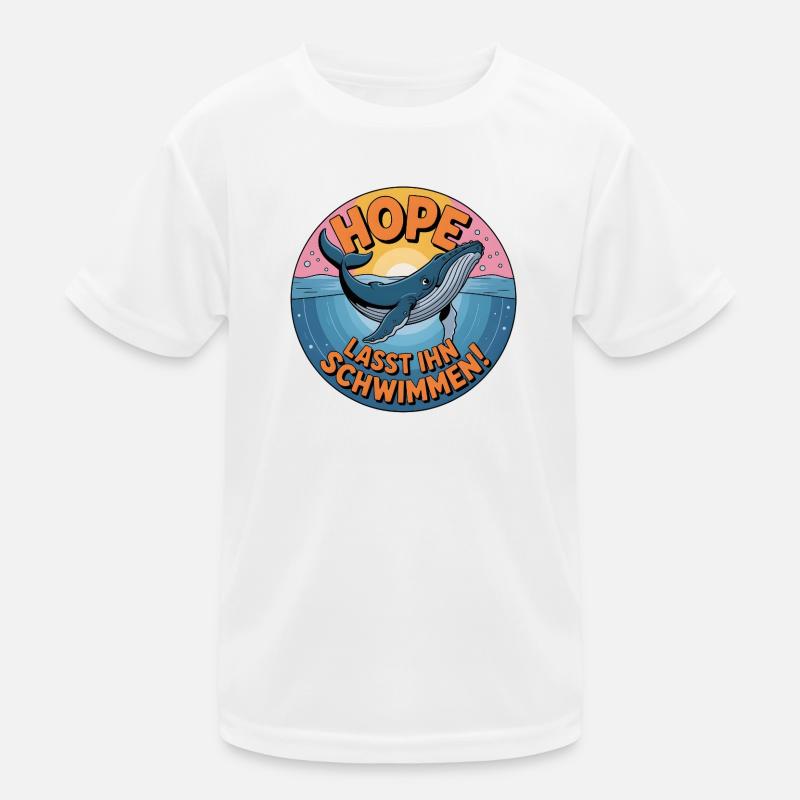 Hope/ Timmy der Wal in der Ostsee Kinder Funktions-T-Shirt