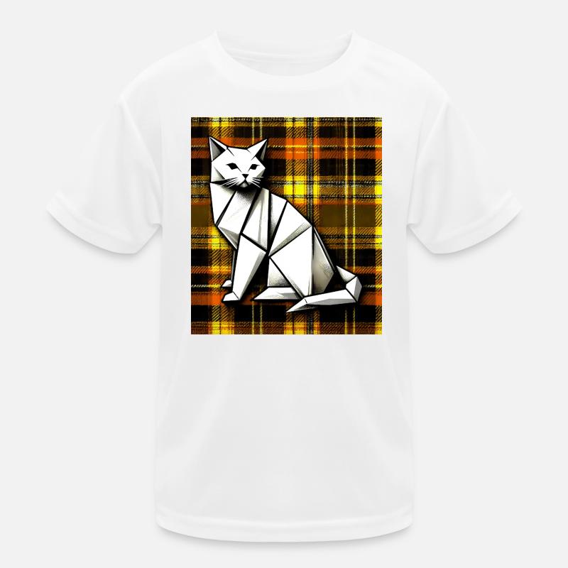 Katze Kinder Funktions-T-Shirt