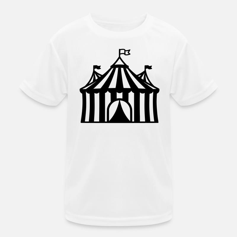 Circus Tent Manege Event Logo Kids Functional T-Shirt