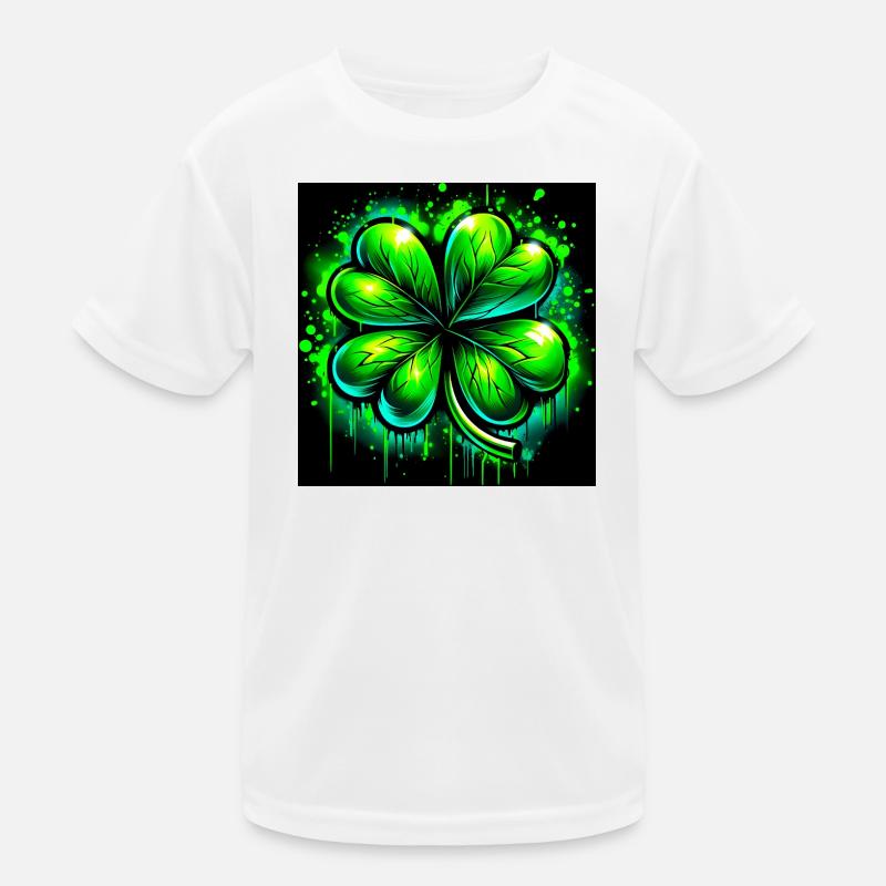 Four-leaf clover Kids Functional T-Shirt