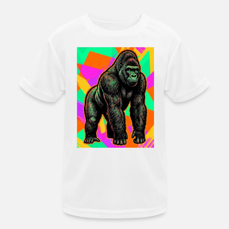 Gorilla Kinder Funktions-T-Shirt