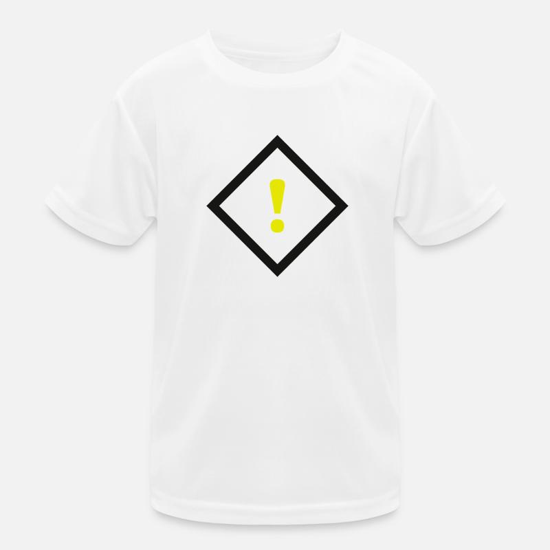 Panneau de mise en garde T-shirt sport Enfant