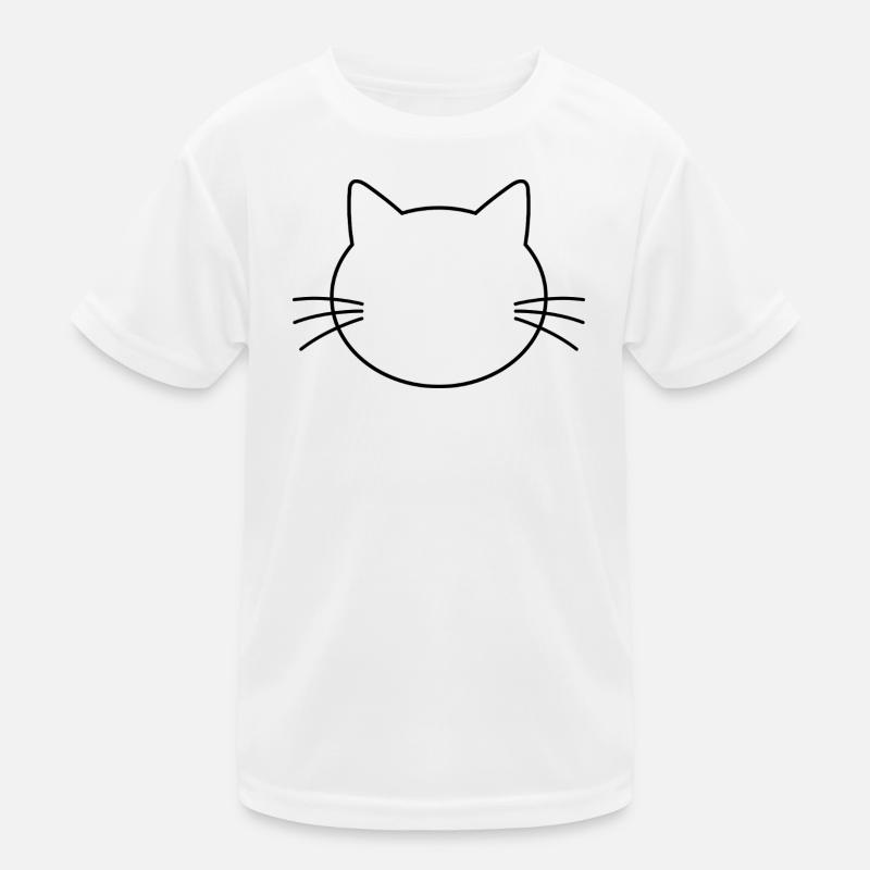 Tête de chat T-shirt sport Enfant