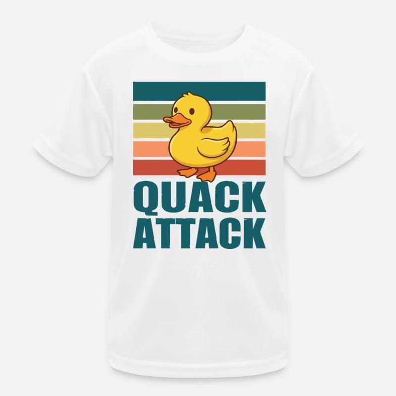 Quack Attack Duck Kids Functional T-Shirt