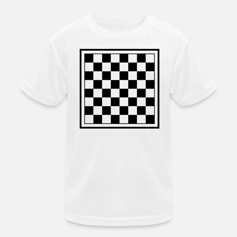Schachbrett Kinder Funktions-T-Shirt