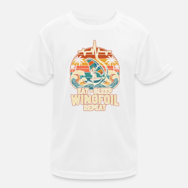 Vie à profil ailé au bord de la mer T-shirt sport Enfant