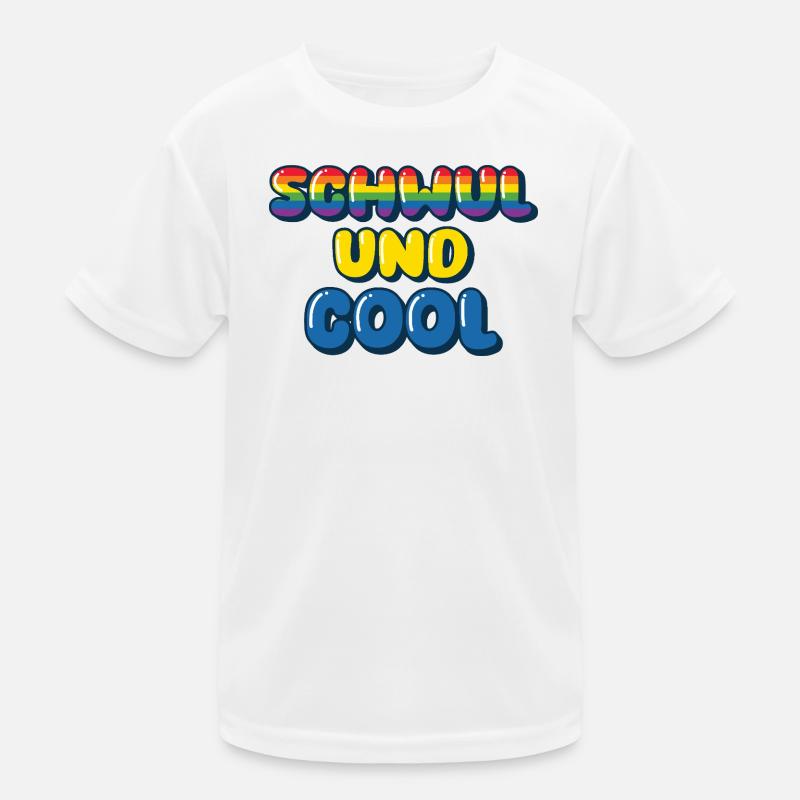 Schwul und Cool / CSD, Pride design Kinder Funktions-T-Shirt