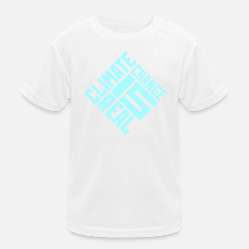 Climate Change Is Real Climate Change Science Kids Functional T-Shirt