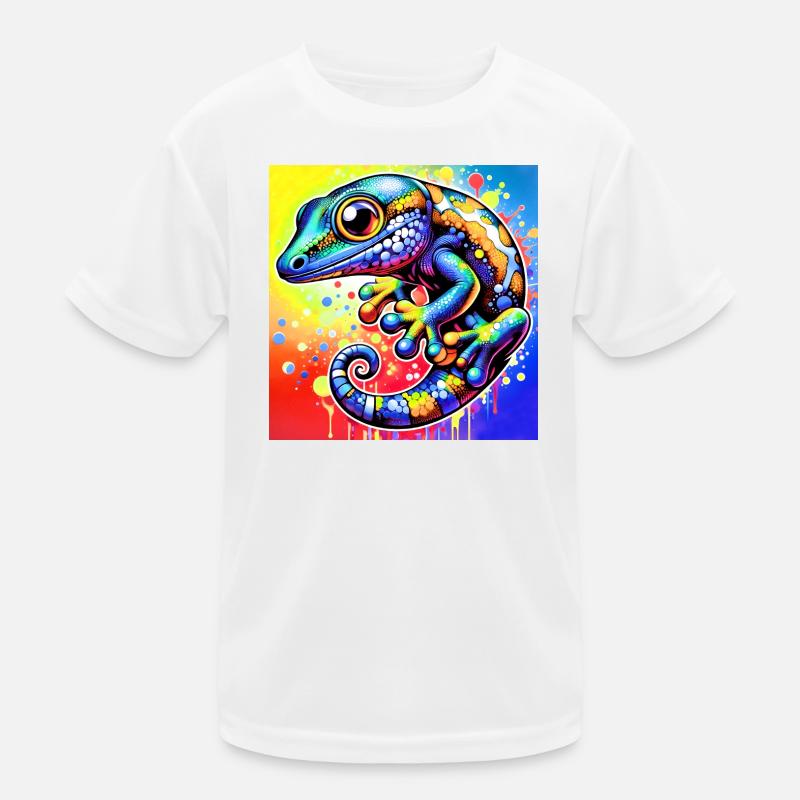 Gecko Kinder Funktions-T-Shirt