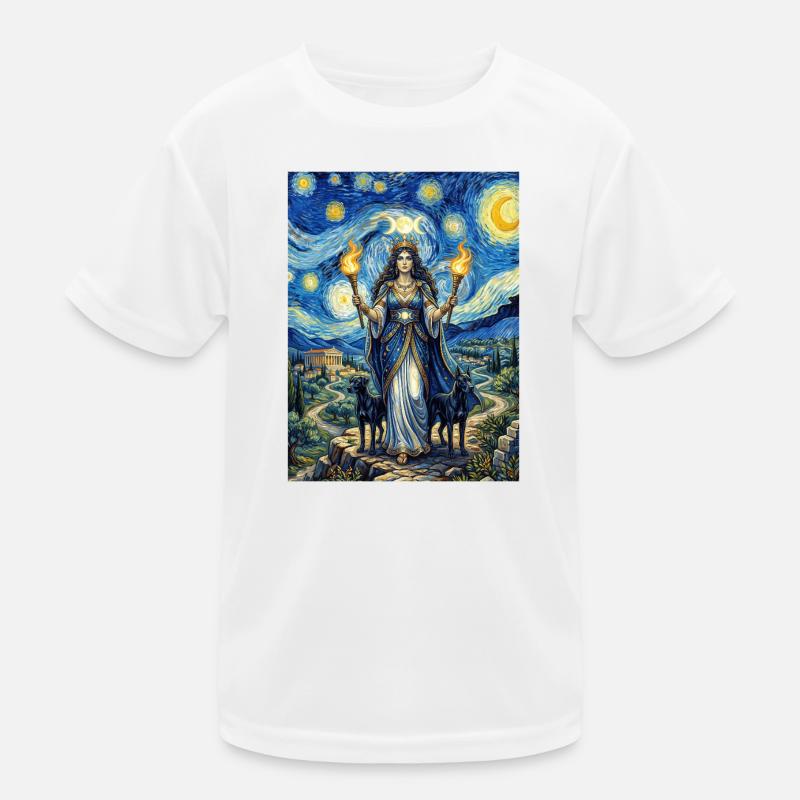 Hekate Sternennacht Kinder Funktions-T-Shirt