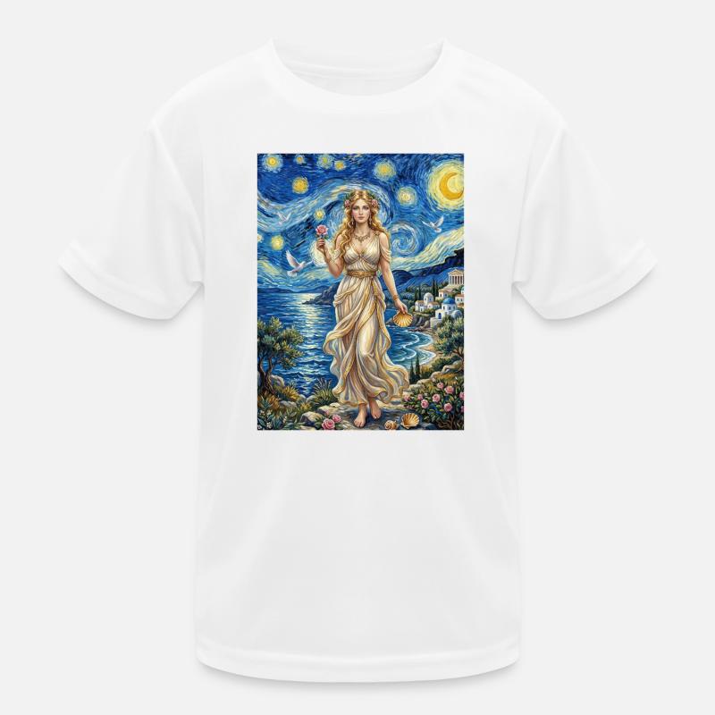 Nuit étoilée d’Aphrodite T-shirt sport Enfant