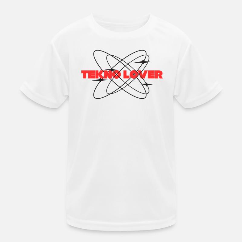 Atomic Orbit Typography Kids Functional T-Shirt