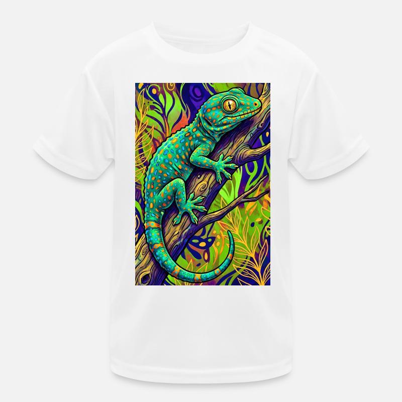 Gecko Kinder Funktions-T-Shirt