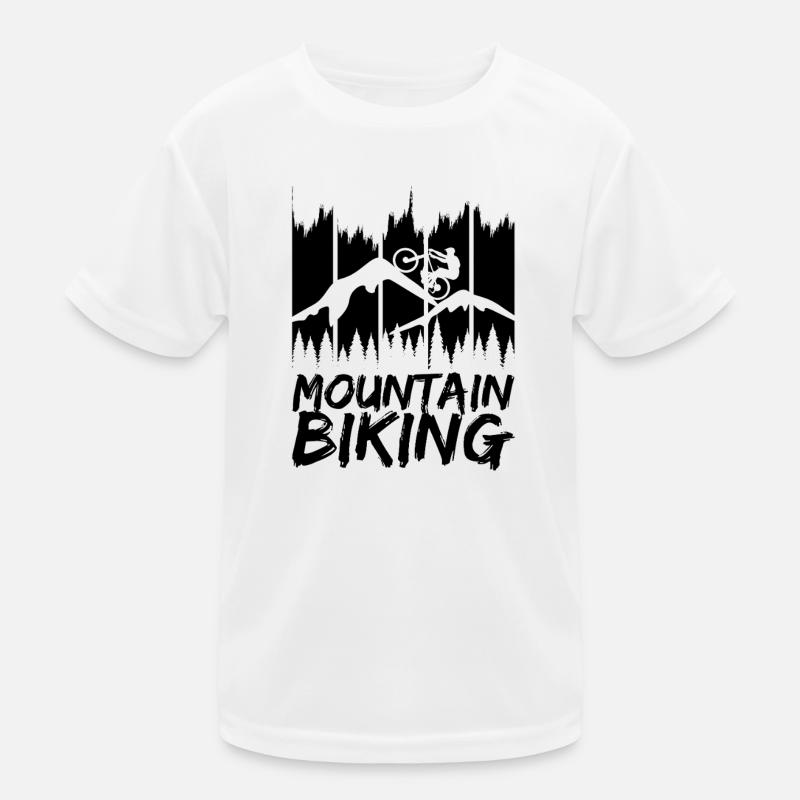 Mountain biking Kids Functional T-Shirt