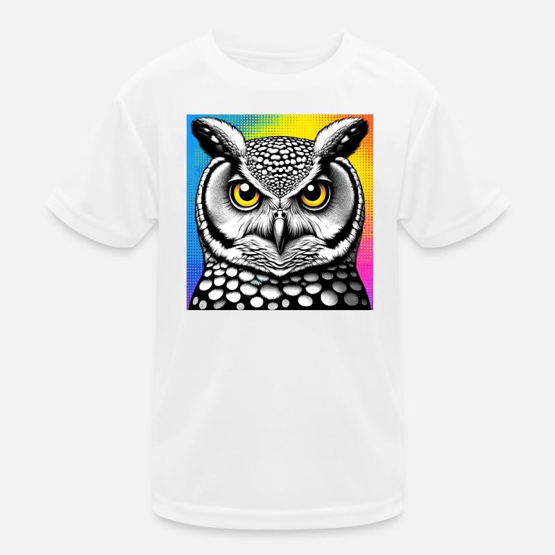 Eule Kinder Funktions-T-Shirt