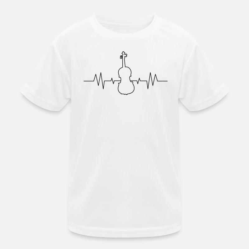 Geige Violine Kinder Funktions-T-Shirt