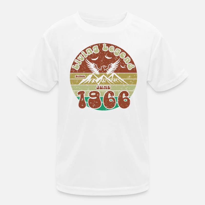 60. Geburtstag Living Legend since VIN 06/1966 Kinder Funktions-T-Shirt