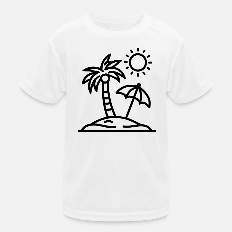 Strand Kinder Funktions-T-Shirt