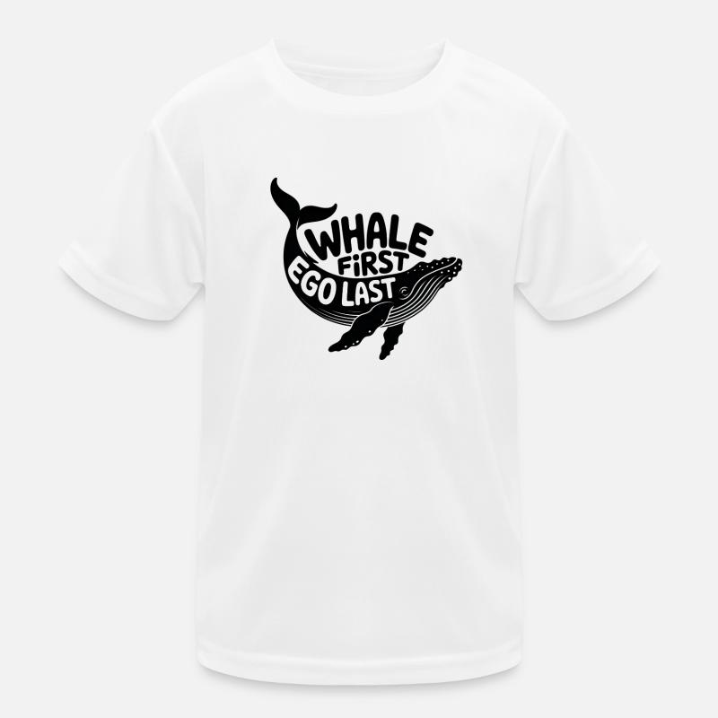WHALE FIRST • EGO LAST #3 Kinder Funktions-T-Shirt