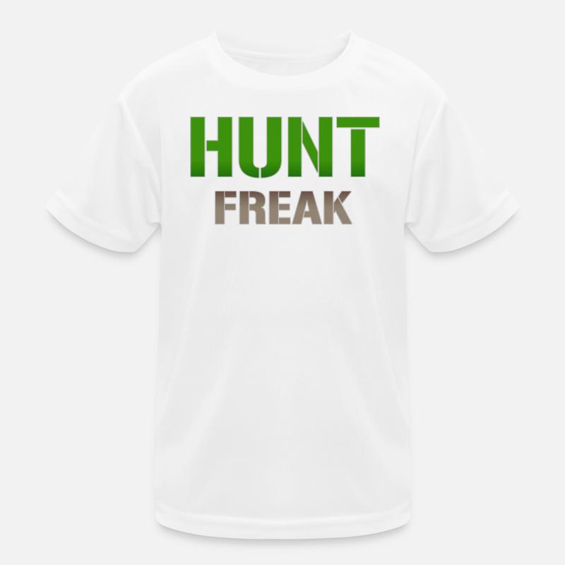 Typographie de la boule verte de Hunt Freak T-shirt sport Enfant